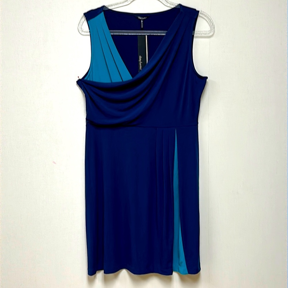 Daisy Fuentes Color Block Dress • Sz M • NWT!